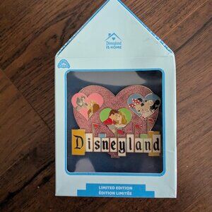 Disneyland is Home Jumbo Marquee Heart pin